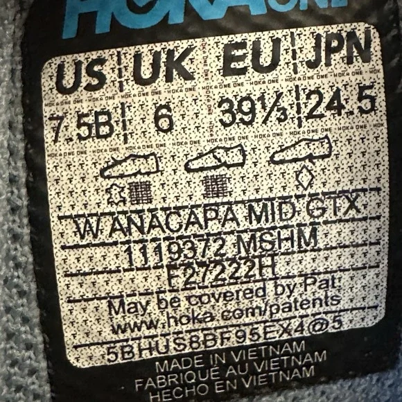 Size 7.5B - Hoka‎ One One Anacapa GORE-TEX Mid Mountain Spring Womens